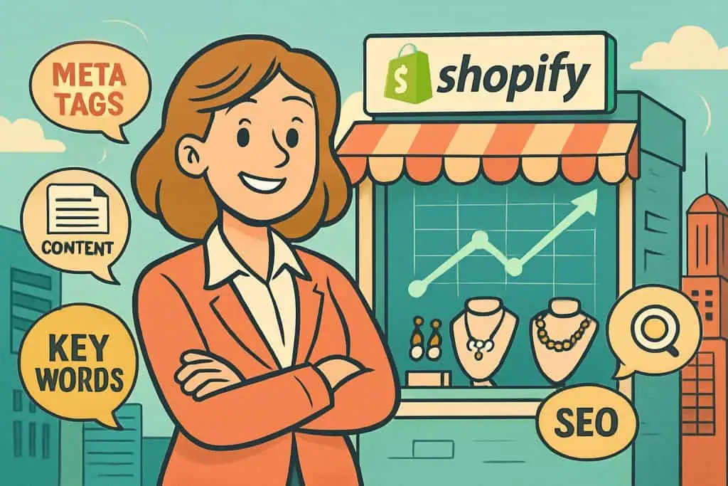 Shopify store owner celebrates organic traffic growth through SEO in 2025