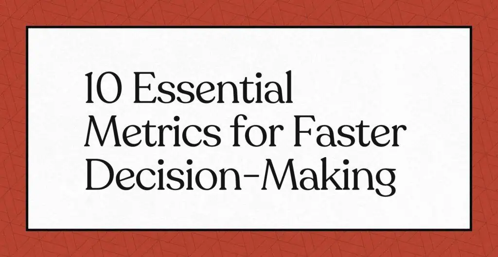 Real-Time SEO KPI Tracking 10 Essential Metrics for Faster Decision-Making